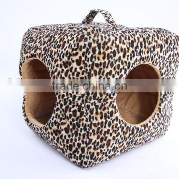 Convertible Sofa Bed for pets In Leopard Pattern