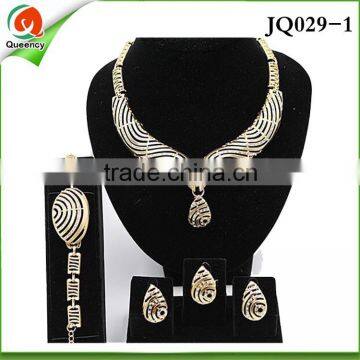 Jewelry set white golden jewellery,fashion necklace jewellery set