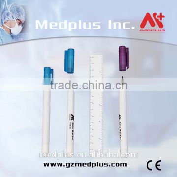 Disposable regular 1.0mm fiber tip skin marker pen (CE)