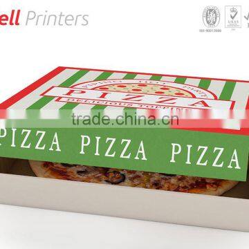 Pizza delivery box printing with customised logo from India