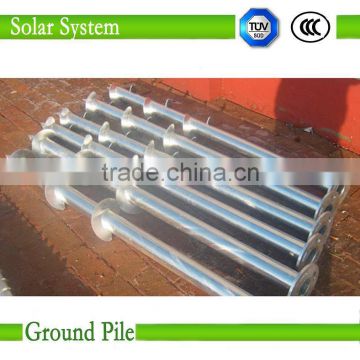 Helical Piles for Foundation of ground mounting system Bracket Spiral Post Ground Screw