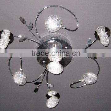 Manufacture silver chandeliers ceiling lamp for indoor lighting with CE