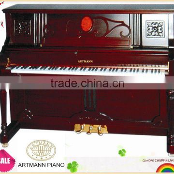 Red Wood Upright Pianos UP125C1