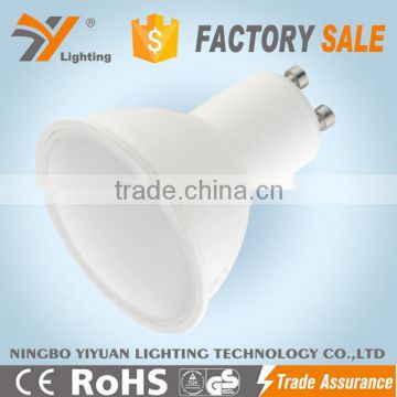 Dimmable led spotlight lamp GU10AP-D 6W 470LM CE-LVD/EMC, RoHS, TUV-GS Approved Plastic