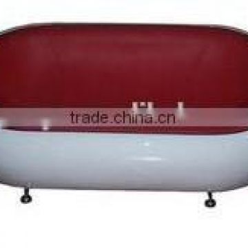 modern scoop love seat sofa fiberglass classical sofa from China
