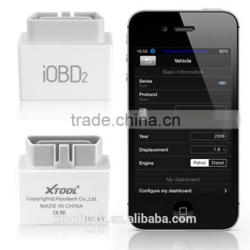 Xtool iOBD2 mid-size car test adapter iOS&Android supported