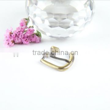 fashion square gold plated pin blet buckle and gun colour zinc alloy belt buckle with double pin
