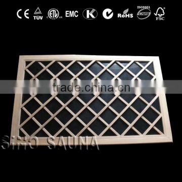 Nano carbon heater for sauna parts
