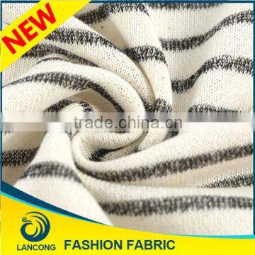 Keqiao Supplier Custom Attractive combed cotton polyester french terry fabric
