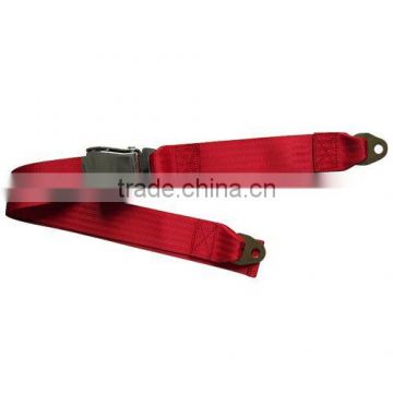 Simple two points standard airplane seat belt