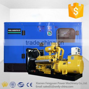 Electric start 437kva 350kw low fuel comsuption silent diesel inverter generator by shanghai engine