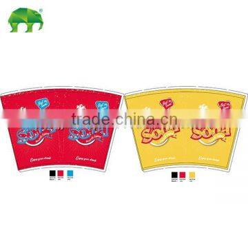 150-270gsm promotion double side pe coated paper in sheet for paper cups