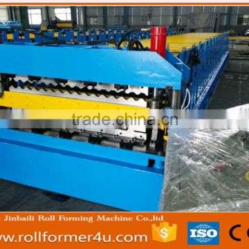 Hebei Aluminum Double Layer Sheet Stainless Steel Roof Roll Forming Machine