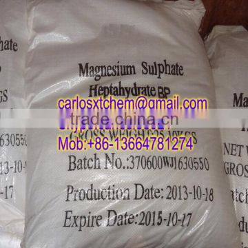 Certified by REACH Magnesium Sulphate Heptahydrate Industry grade