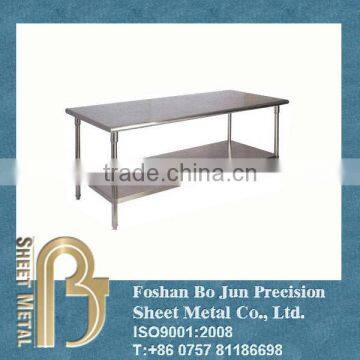 OEM professtional stainless steel kitchen table manufacturer