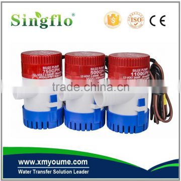 Singflo 1100gph Small Submersible Centrifugal Water Bilge Pump
