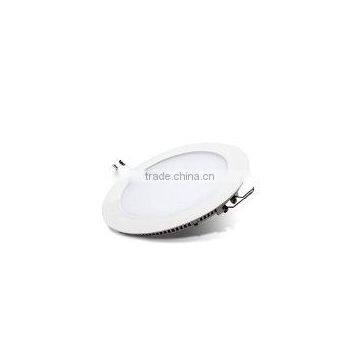 Ultra-thin Panel light, Downlight, Round Shape with White Color Light