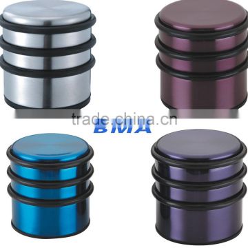 BSCI & SEDEX factory make iron metal sliding door stopper in silicon ring