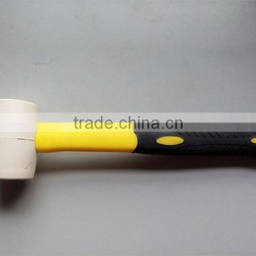16oz rubber mallet hammer with fiberglass handle