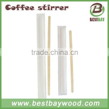 Wooden coffee stirrers Individually packed