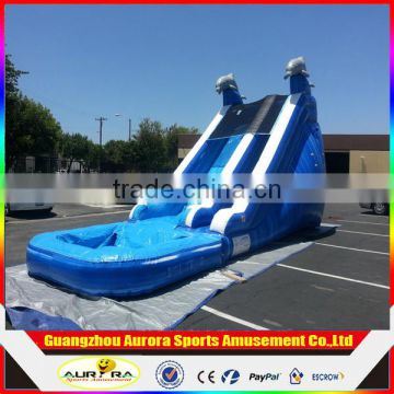 Factory Supply New Inflatable Bouncer Toys, Inflatable Hippo Slide, Inflatable Castle Slides