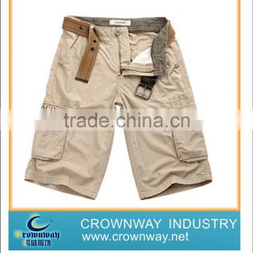 Khaki Color Cargo Shorts for Men