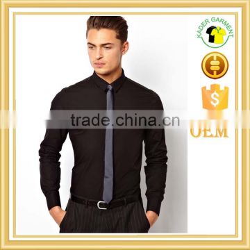 black double cuff business shirt bulk sale