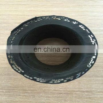 black wear resistance wire gunite rubber hose for the cement sand