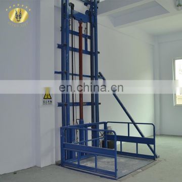 7LSJD Shandong SevenLift manual modern hydraulic small freight building wall mount lifter