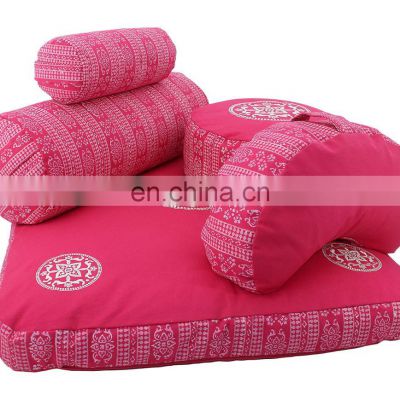 Indian made custom color New stylish printed Meditation massage cushion