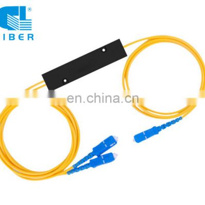 Fiber optic equipment 1260 to 1650nm ftth optic fiber lc plc splitter 1x4 1x8 1x16 1x32 1x64