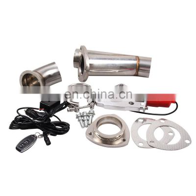 Universal Stainless steel Electric valve cut out exhaust with Remote control 2.5 \