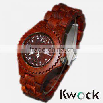 Analog Casual Wood Watch Wooden Wristwatch Bangle Collection Gift