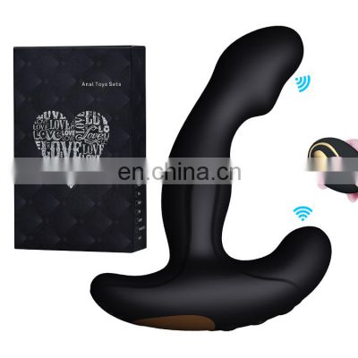2020 MELO Vibrations Remote Control Anal Beads Dildo Prostate Massage Vibrating For Sex Toys P G Spot stimulation Men Women
