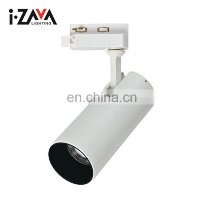 New Design Surface Mounted Indoor Restaurant Simple White Metal Aluminum 12W LED Track Light