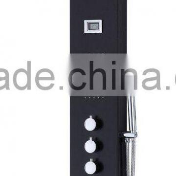 Black painting Aluminum Alloy Shower Panel MV-L601