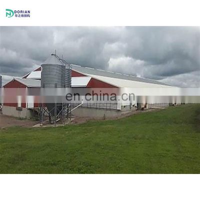 steel frame poultry house for 10000 chickens chicken houses sale