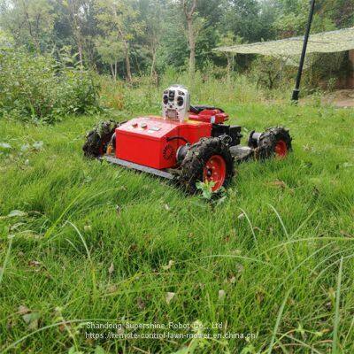 remote control lawn mower price, China wireless remote control lawn mower price, radio control mower for sale
