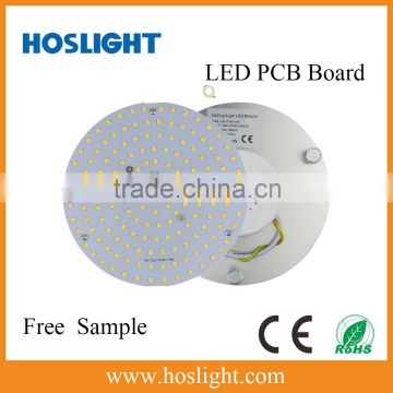 Easy install ac230v circular aluminium led boards with 2835 smd driverless for house retrofiting projects