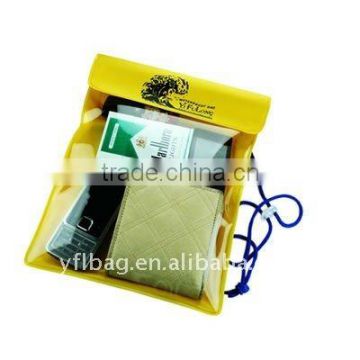 pvc waterproof mobile phone bag for keys/phone/wallet