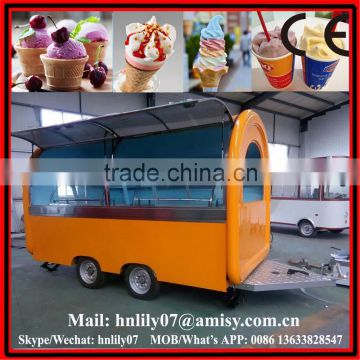 (website/Wechat: hnlily07) 2016 Made In China Mobile Ice Cream Trailers