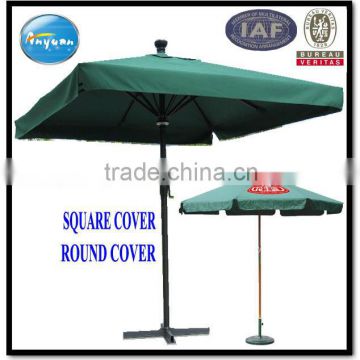 polyester garden umbrella patio with thick cover and crank open strong frame