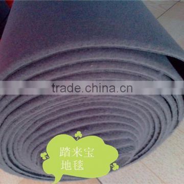 polyester surface with pvc backing carpet