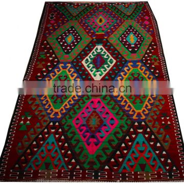 Turkish Kelim rug - hand woven rug - kilim rug