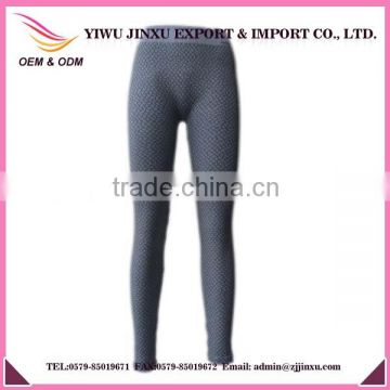 Yiwu High Elastic Wholesale Seamless High-waisted Jacquard Slimming Women Leggings Tights