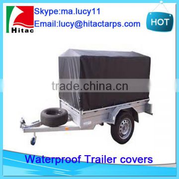 Reusable waterproof open cargo trailer cover