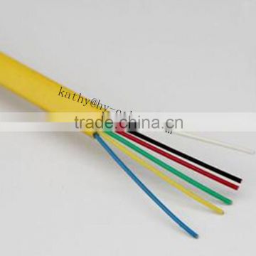 cu conductor pe insulation pvc jacket untwisted indoor 6 core telephone cable
