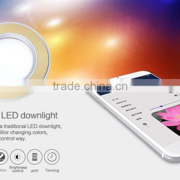 LINGAN 2015 new product ZigBee wireless controled by app device smart phone led down light