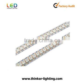 Advertising lamp WS2812B led strips IC chip programmable led digital flexible strip with 5v built in 144LED/M smd 5050 green
