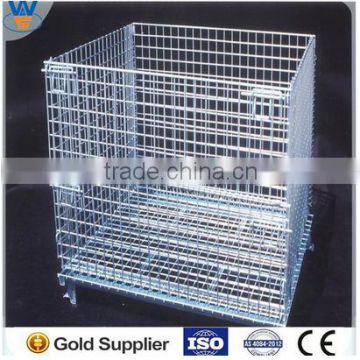 Metal cage stainless steel cage wire mesh storage container alibaba china supplier